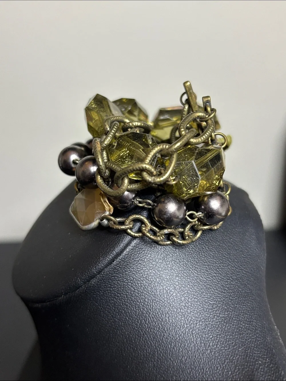 Layered Multi Media Women's Bracelet - Multi-Strand Fashion Jewelry